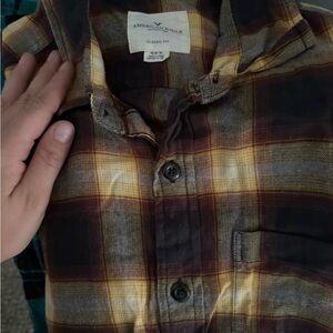 American Eagle Plaid Flannel Shirt